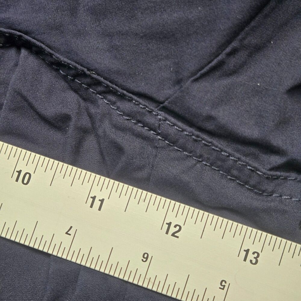 Chico’s Women’s 3 (16) Navy Cargo Shorts Cotton Poplin Utility Stretch NWT - Picture 6 of 16